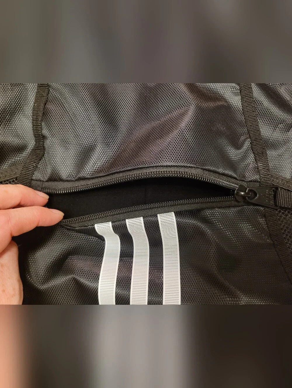 Adidas Alliance Sackpack - Black Drawstring Backpack Gym Bag